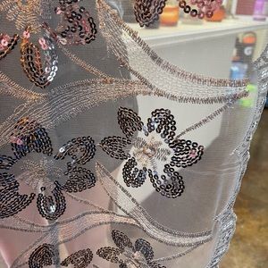 Beautiful silver scarf